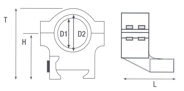 Konus Montage set 25-30mm Dual-T maten