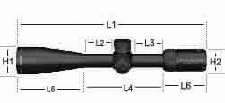 Viper PST GEN II 5-25x50 Afmetingen