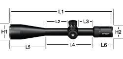 afmetingen Vortex Golden Eagle 15-60x52