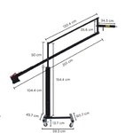 StudioKing Professionele Boomarm + Statief FPT-3601