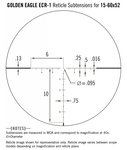 Vortex Richtkijker Golden Eagle HD 15-60x52 SFP, ECR-1 Dradenkruis (MOA)