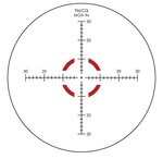 Vortex Viper PST 1-4x24 SFP Richtkijker, TMCQ Dradenkruis (MOA)