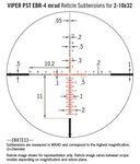 Vortex Viper PST Gen II 2-10x32 FFP Richtkijker, EBR-4 MRAD