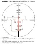 Vortex Viper PST Gen II 2-10x32 FFP Richtkijker, EBR-4 MOA