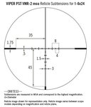 Vortex Richtkijker Viper PST Gen II 1-6x24 SFP, VMR-2 Dradenkruis (MOA)