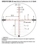 Vortex Viper PST Gen II 3-15x44 FFP richtkijker, EBR-2C Dradenkruis (MOA) tactical scope