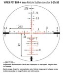 Vortex Viper PST Gen II 5-25x50 SFP Richtkijker, EBR-4 MOA