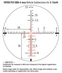 Vortex Viper PST Gen II 3-15x44 SFP Richtkijker, EBR-4 MOA