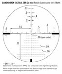 Vortex Diamondback Tactical 4-16x44 FFP Richtkijker, EBR-2C Dradenkruis (MRAD)