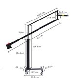 StudioKing Professionele Boomarm + Statief FPT-3601_