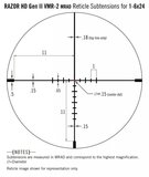 Vortex Razor HD Gen II-E 1-6x24 Richtkijker, VMR-2 Dradenkruis (MRAD)_