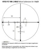 Vortex Richtkijker Viper PST Gen II 1-6x24 SFP, VMR-2 Dradenkruis (MRAD)_