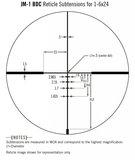 Vortex Razor HD Gen II-E 1-6x24 Richtkijker, JM-1 BDC Dradenkruis (MOA)_