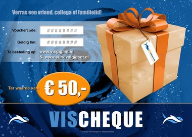 VisCheques - Cadeaubon t.w.v. € 50,00